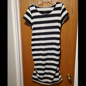 Striped Isabel Maternity Dress